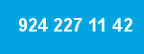 924 227 11 42 924 227 11 42